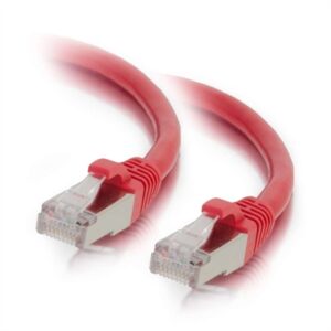 - Cables to Go - 854 15ft Cat6 Snagless Shielded - STP - Network Patch Cable - Red