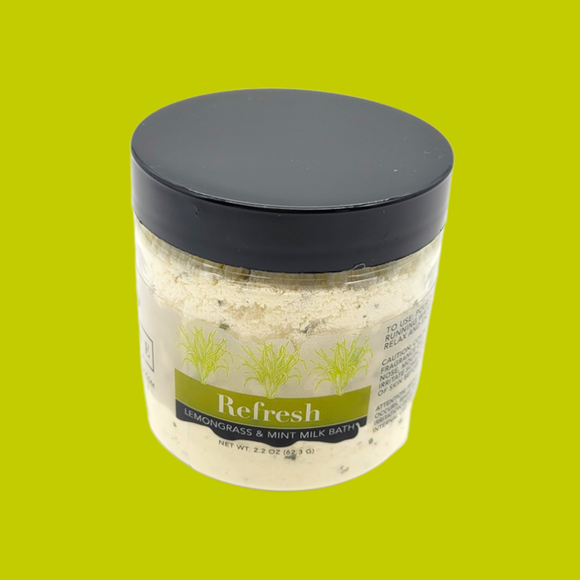 Milk Bath - Refresh (Lemongrass & Mint) small Small Refresh (Lemongrass & Mint)