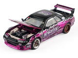 Pandem R32 "Echo Gao - 1087X" Black and Purple 1/64 Diecast Model Car
