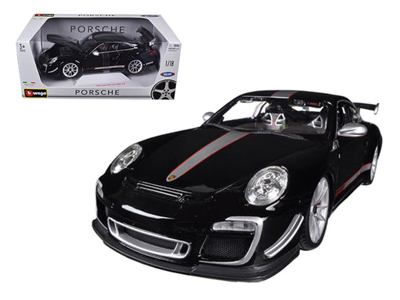 Porsche 911 GT3 RS 4.0 Black 1/18 Diecast Model Car by Bburago