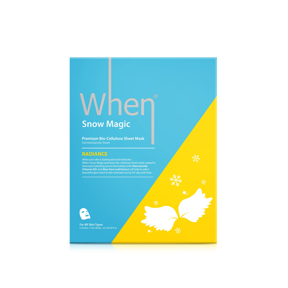 Snow Magic Radiance Premium Bio-Cellulose Sheet Mask - When 276 ml / 9.6 fl oz