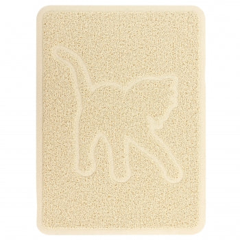 Everyday Pet Elements 18.5 x 13.78 Inch Cat Silhouette Placemat in Tan
