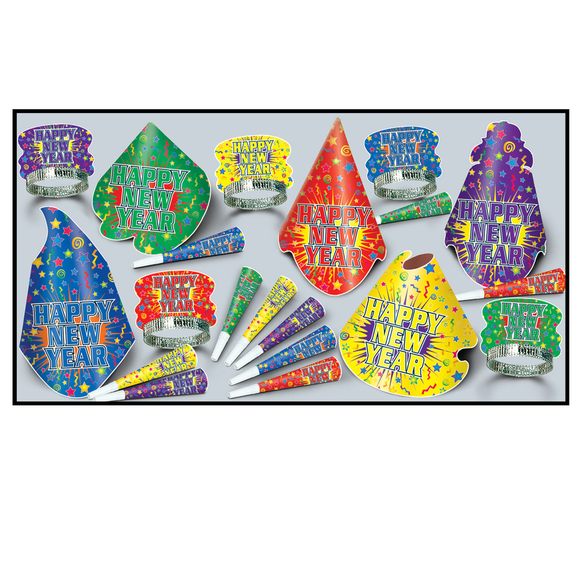 Party Kits for Various Occasions 9x1.5x1.5 Assortment
