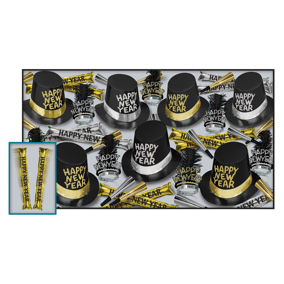 Party Kits for Various Occasions 7x7x0.75 Assortment