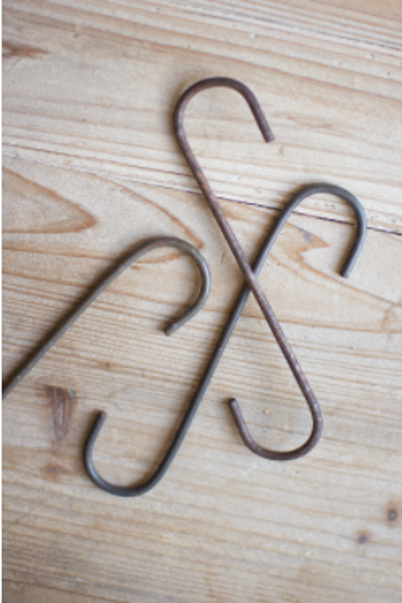 Bag Of Twelve S-Hooks Short  Grey