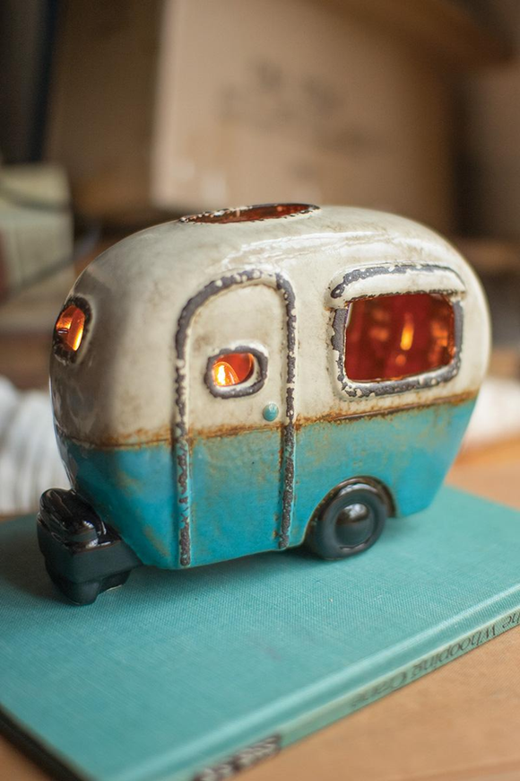 CERAMIC CAMPER LAMP  Multi