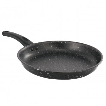 11 Inch Round Nonstick Carbon Steel Frying Pan in Black