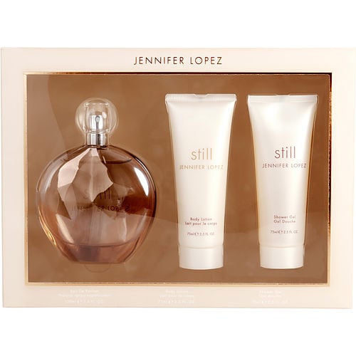 STILL JENNIFER LOPEZ EAU DE PARFUM SPRAY 3.4 OZ & BODY LOTION 2.5 OZ & SHOWER GEL 2.5 OZ For WOMEN