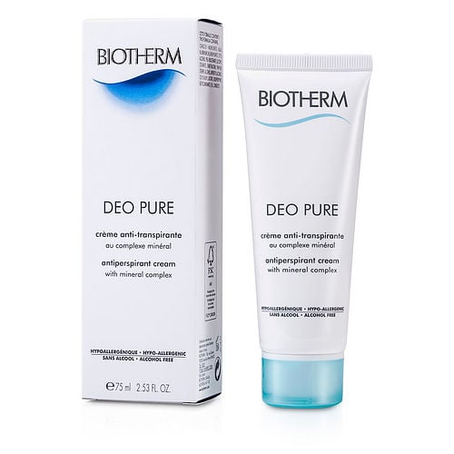 Biotherm Deo Pure Antiperspirant Cream ( Alcohol Free )--75ml/2.53oz For WOMEN