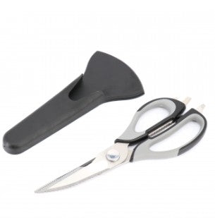 2 Piece 9 Inch Stainless Steel Multi-Purpose Scissors with Magnetic Holder