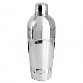 Stainless Steel 25.4 Ounce Cocktail Shaker in Silver