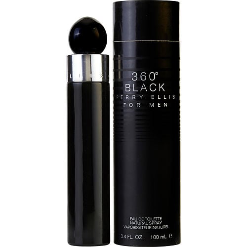 PERRY ELLIS 360 BLACK EDT SPRAY 3.4 OZ For MEN