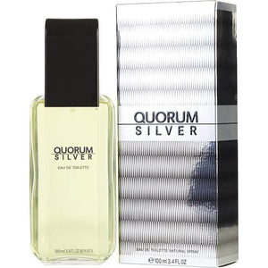 QUORUM SILVER EDT SPRAY 3.4 OZ For MEN