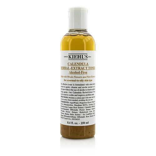 Kiehl's Calendula Herbal Extract Alcohol-Free Toner - For Normal to Oily Skin Types  --250ml/8.4oz For WOMEN