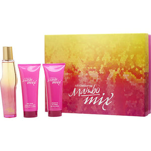 MAMBO MIX EAU DE PARFUM SPRAY 3.4 OZ & BODY LOTION 3.4 OZ & SHOWER GEL 3.4 OZ For WOMEN