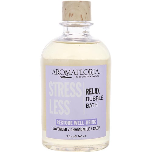 STRESS LESS FOAMING BUBBLE BATH 9 OZ BLEND OF LAVENDER, CHAMOMILE, AND SAGE For UNISEX