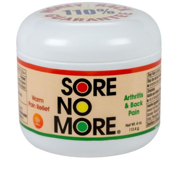 Sore No More Warm Pain Relief 4 oz. Jar  4 oz. Jar
