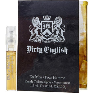 DIRTY ENGLISH EDT SPRAY VIAL ON CARD For MEN