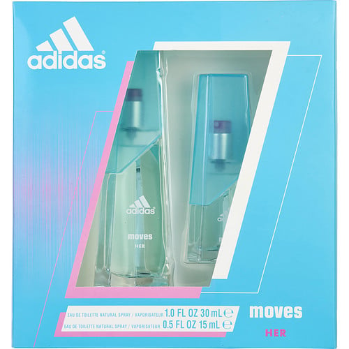 ADIDAS MOVES EDT SPRAY 1 OZ & EDT SPRAY 0.5 OZ For WOMEN