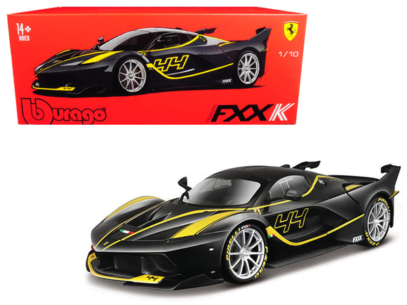 Ferrari FXX-K #44 Black with Yellow Stripes 