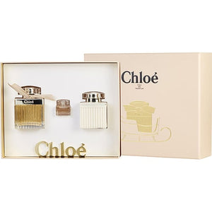 CHLOE EAU DE PARFUM SPRAY 2.5 OZ & BODY LOTION 3.4 OZ & EAU DE PARFUM 0.17 OZ MINI For WOMEN