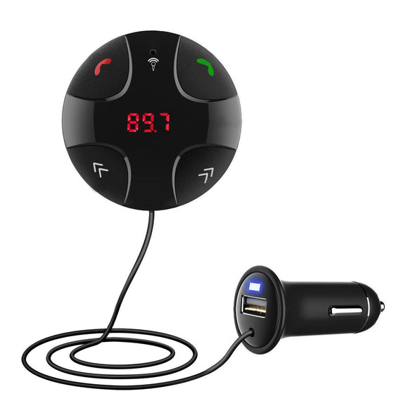 Wireless FM Transmitter wireless 4.2 Car Kit Fast USB Charge Hands-free Call MP3 Player TF Card LED Display for Car Audio System