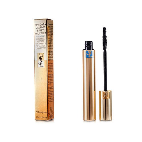 YVES SAINT LAURENT Mascara Volume Effet Faux Cils Waterproof - # 1 Charcoal Black  --6.9ml/0.23oz For WOMEN