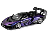 McLaren Senna GTR Midnight Purple Metallic with Black Top "HCFC 2025 Limited Edition" 1/64 Diecast Model