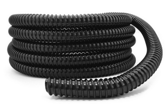 20' Black Kink Resistant Vinyl Tubing 1 1/2