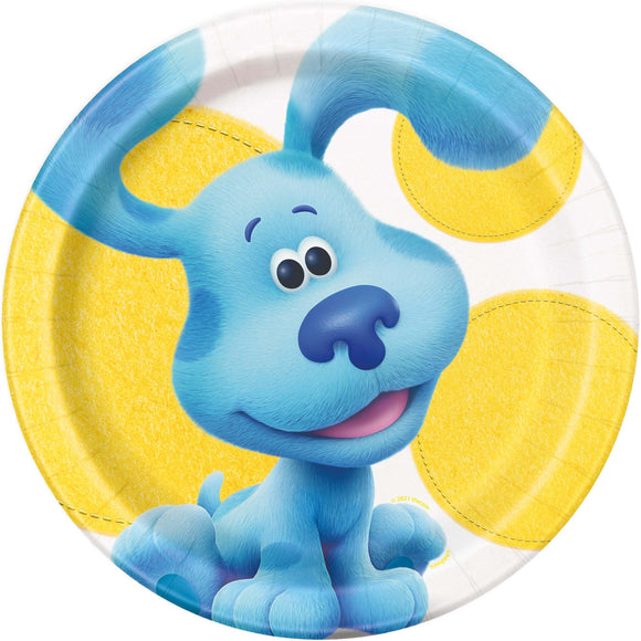 Blue's Clues Round 9 Inch Luncheon Plates - 8ct