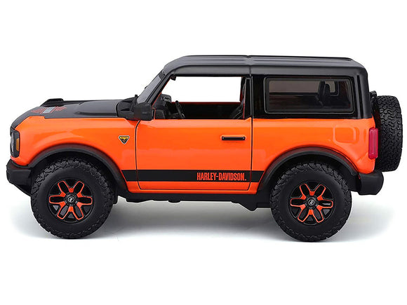 2021 Ford Bronco Badlands Orange and Black 