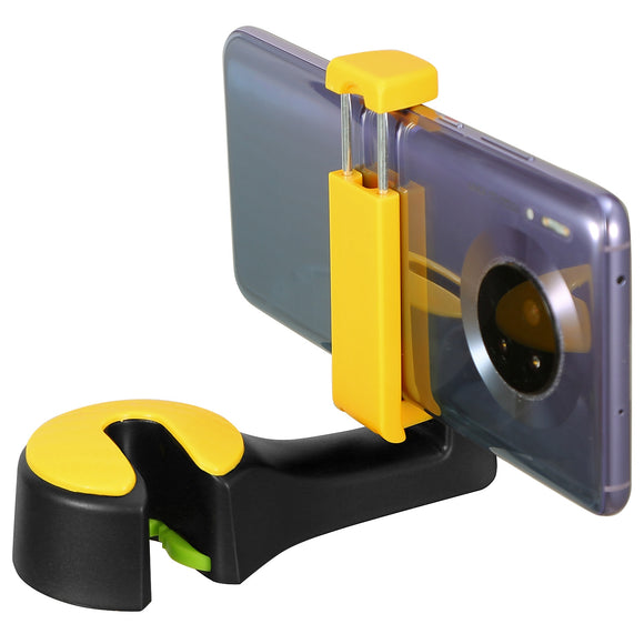 Car Hook Car Seat Back Hook Car Headrest Hook Hanger with Phone Mount Holder Lock Phone Bracket