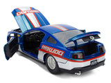 1/24 Diecast Model Car 2010 Ford Mustang GT  Rekudo Blue Metallic with Red and Silver Stripes