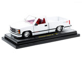 1993 Chevrolet C1500 SS 454 Pickup Truck White with Red Interior Limited Edition to 9600 pieces Worldwide 1/24 Diecast Model Car