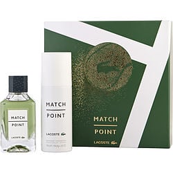 LACOSTE MATCH POINTEDT SPRAY 3.4 OZ & DEODORANT SPRAY 5 OZ