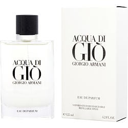 ACQUA DI GIOEAU DE PARFUM SPRAY REFILLABLE 4.2 OZ