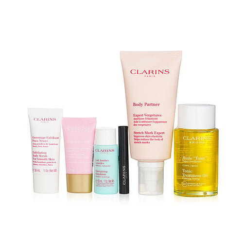 Clarins Beautiful Beginnings Set  --6pcs+1suitcase For WOMEN