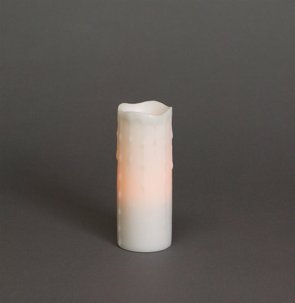 LED Wax Dripping Pillar Candle (Set of 3) 3