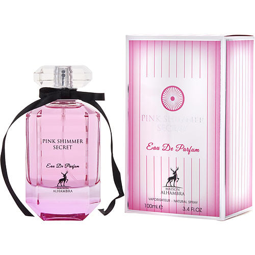 MAISON ALHAMBRA PINK SHIMMER SECRET EAU DE PARFUM SPRAY 3.4 OZ For WOMEN