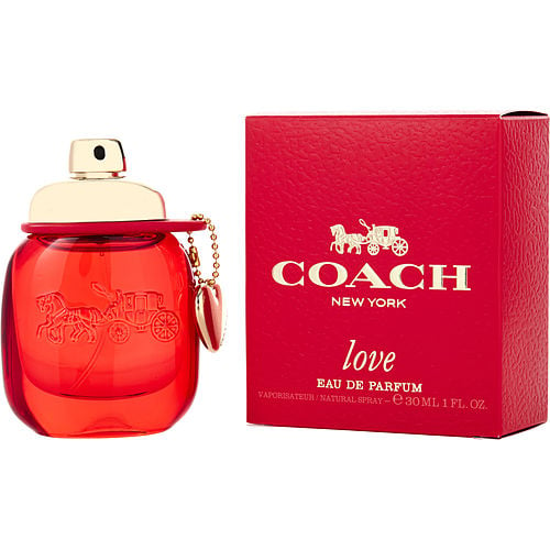 COACH LOVE EAU DE PARFUM SPRAY 1 OZ (RED PACKAGING) For WOMEN