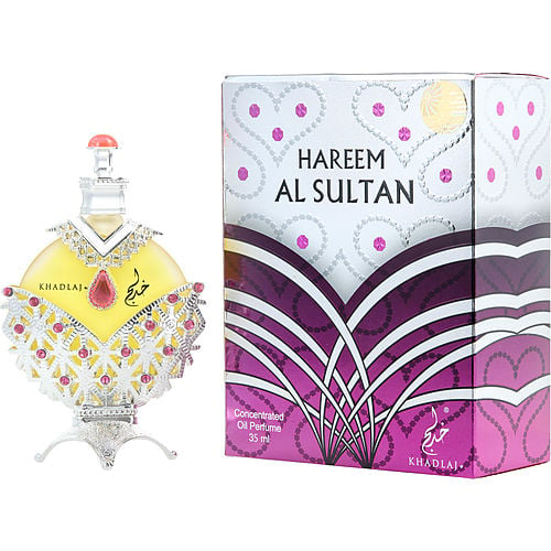 KHADLAJ HAREEM AL SULTAN SILVER CONCENTRATED OIL PERFUME 1.18 OZ For UNISEX