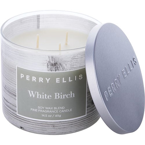 PERRY ELLIS WHITE BIRCH SCENTED CANDLE 14.5 OZ For UNISEX