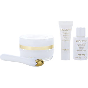 Sisley Sisleya L'Integral Anti-Age Eye and Lip Contour Cream Discovery Set: Sisleya L'Integral Anti-Age Eye and Lip Contour Cream 15ml +  Sisleya Essential Skin Care Lotion 15ml + L'Int??gral Anti-Age 4ml + Massage Tool --4pcs For WOMEN