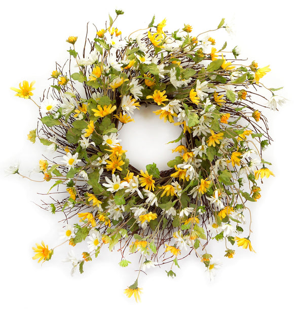 Daisy Wreath 24