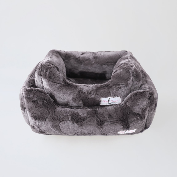 Luxe Dog Bed Large Pewter