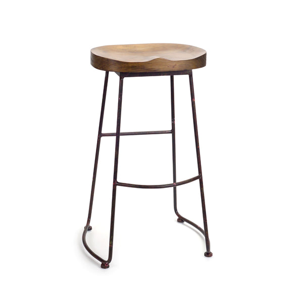 Wood Stool 30.5