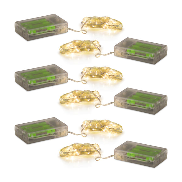 Mini LED String Light w/Timer (Set of 6) x40 Lights