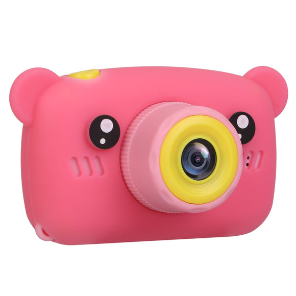 Kids Digital Camera Child Video Camera Children Camcorder Christmas Toy Birthday Gifts with 2.0in Screen 4X Digital Zoom 5 Games 32G MMC Card for 3-10