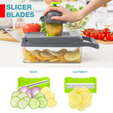 14-In-1 Multifunction Food Vegetable Fruit Chopper Slicer Cutter Dicer Kitchen