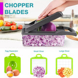 14-In-1 Multifunction Food Vegetable Fruit Chopper Slicer Cutter Dicer Kitchen
